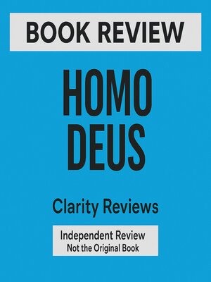 cover image of Homo Deus — Book Review — Yuval Noah Harari